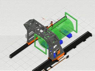 Portalinis suvirinimo roboto kompleksas